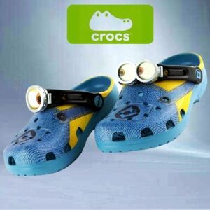 CROCS Minions Themed Blue and Yellow Clogs 4T